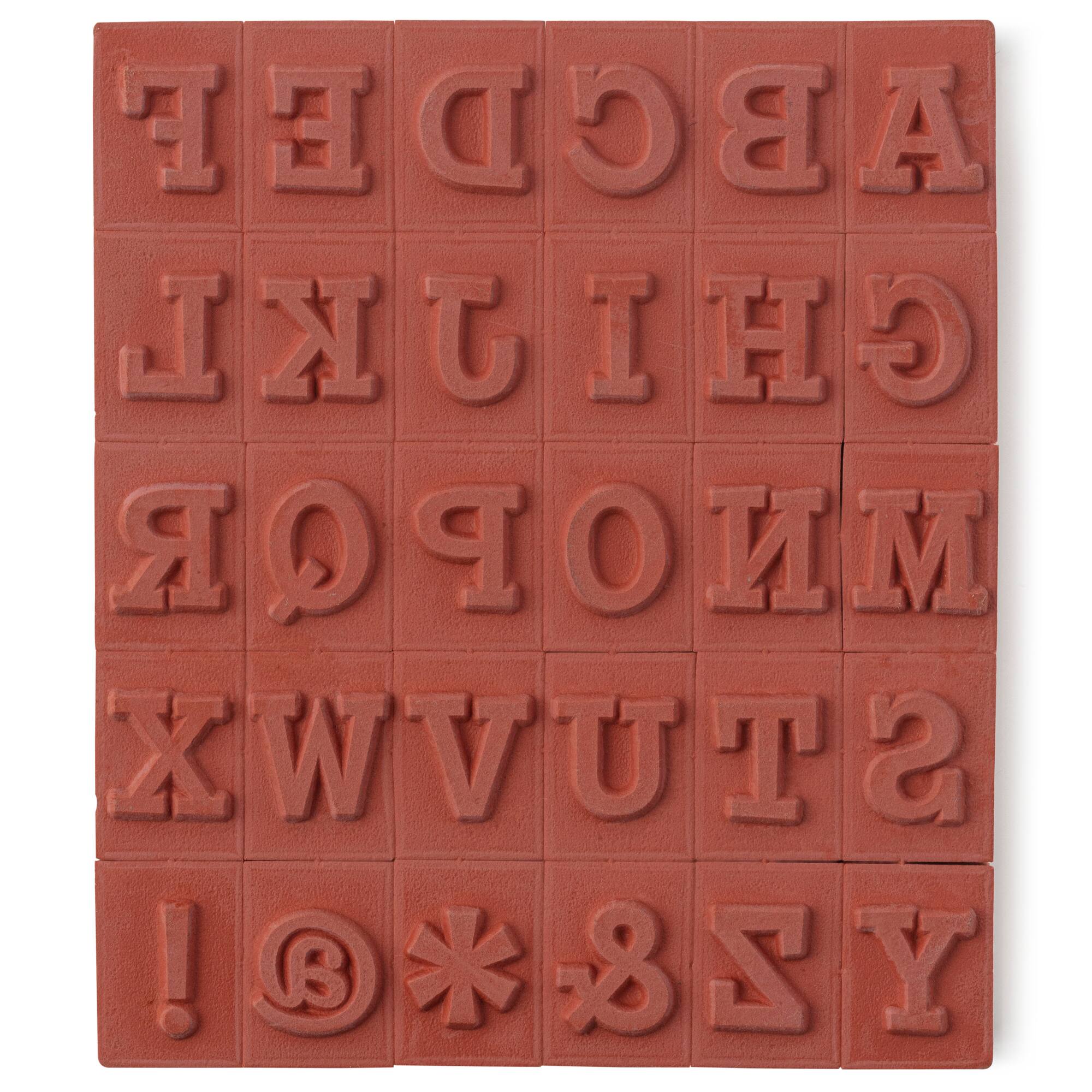 Large Uppercase Alphabet Wood Stamp Set by Recollections™